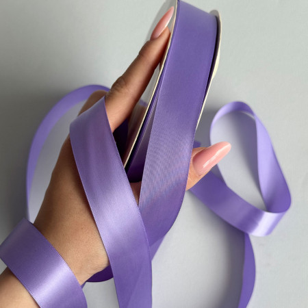 Лента атлас Ding Xin 2.5 см - #0459 Blue Violet